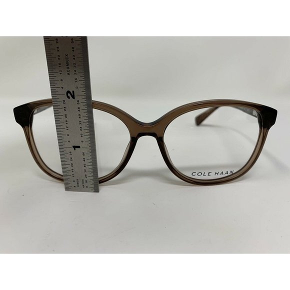 Cole Haan Eyeglasses CH5001 (231) Crystal Brown 54 [] 15 135 Flex Hinges Demos - Picture 9 of 11